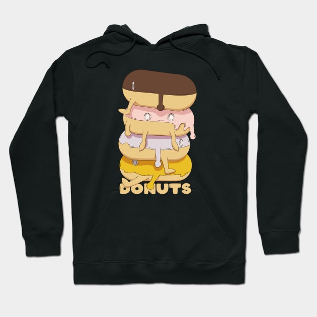 donuts Hoodie by enimu